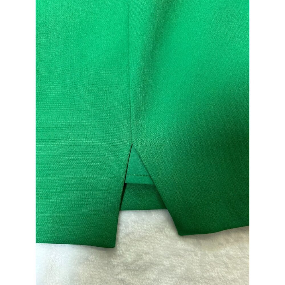 NWT Lucy Paris Womens Green Mini Skirte Zipper Closure Fully Lined sz Large - Picture 3 of 9